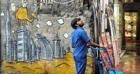 Dubajskie grafitti w bocznej