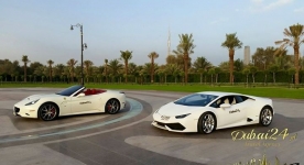 Ferrari i Lamborghini w Dubaj