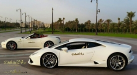 Ferrari i Lamborghini w Dubaj