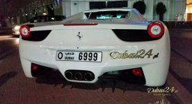 Ferrari 458 Spider night Dubaj tour